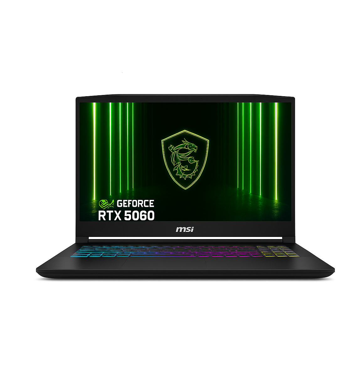 MSI Katana 15 HX B14WFK-660XAE, معالج Intel Core i7-14700HX, ذاكرة وصول عشوائي (RAM) 16 جيجابايت, قرص صلب (SSD) 512 جيجابايت, بطاقة رسومات NVIDIA RTX 5060 8 جيجابايت, شاشة 15.6 بوصة عالية الدقة بالكامل (FHD IPS) 144 هرتز, أسود