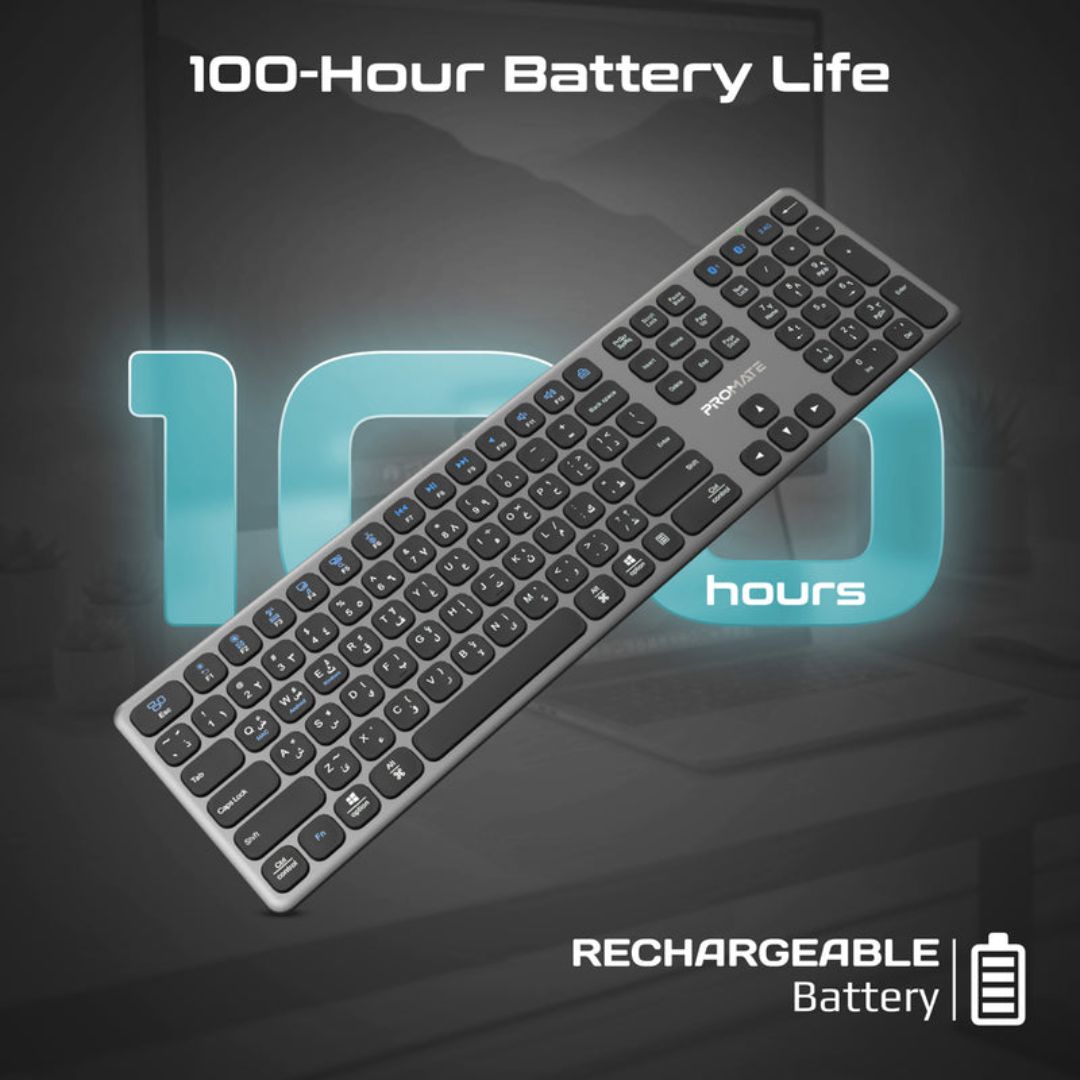 Promate ProKeys-X2 Wireless Keyboard