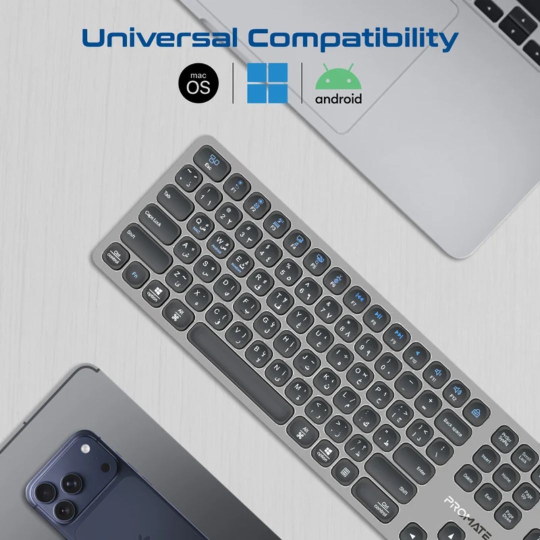 Promate ProKeys-X2 Wireless Keyboard