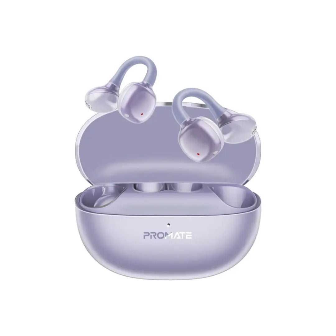Promate AirClip-Pro Wireless Earbuds - Purple