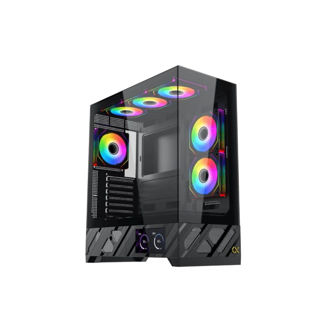 Xigmatek Alphard Pro Mid Tower Case - Black