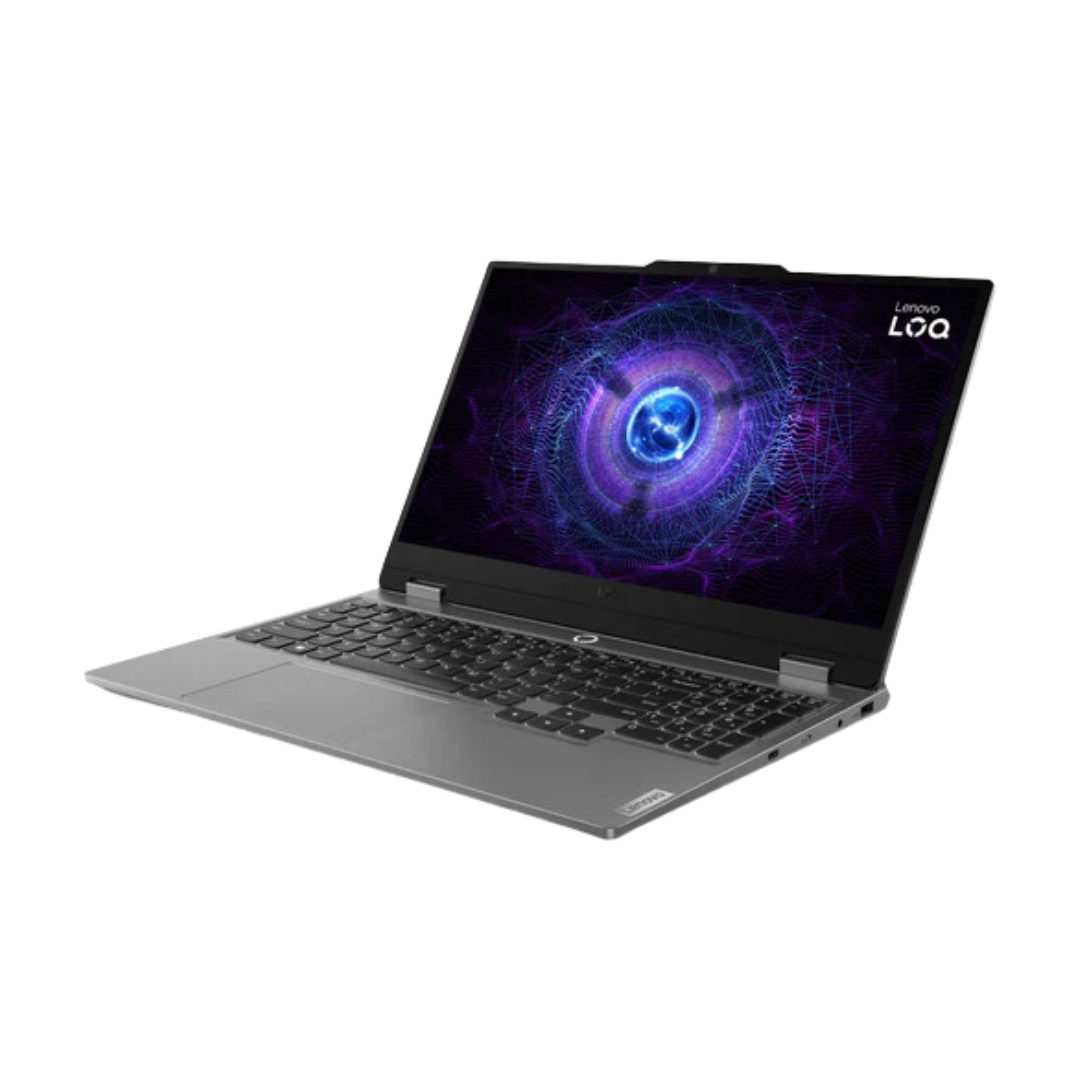 لينوفو LOQ 15IRX9 - (URPS/RMAX)، معالج Intel Core i7-14700HX، ذاكرة وصول عشوائي (RAM) سعة 16 جيجابايت، قرص SSD سعة 512 جيجابايت، بطاقة رسومات NVIDIA RTX 4060 سعة 8 جيجابايت، شاشة 15.6 بوصة FHD IPS بتردد 144 هرتز، لون رمادي