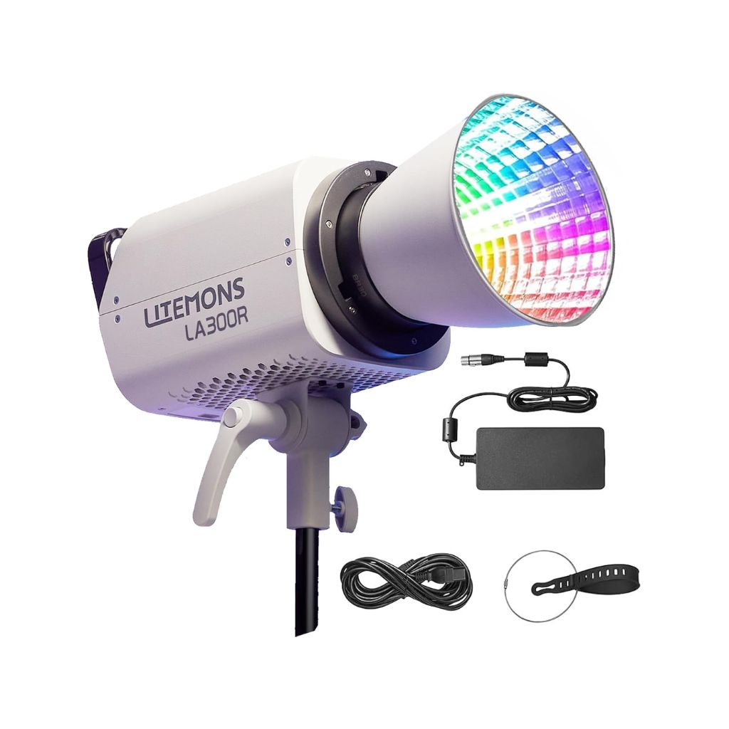 Godox LA300R Litemons RGB LED Video Light – Full-Color COB (K1 Kit) - 330W