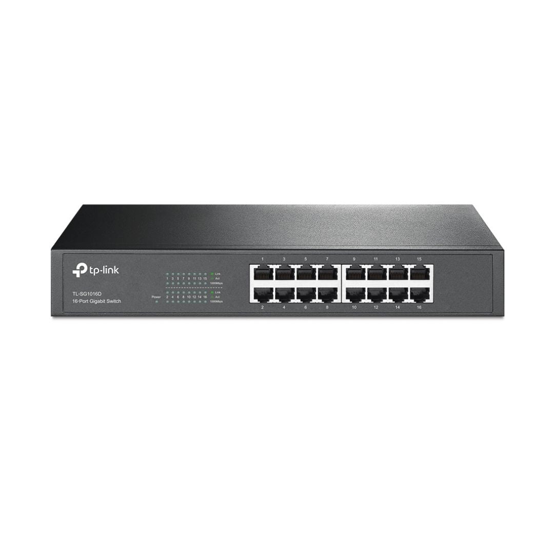 TP-Link TL-SG1016D V9, Gigabit Desktop/Rackmount Switch, 16-Port