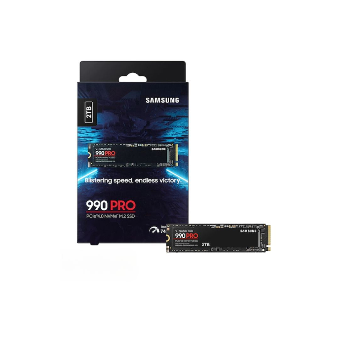 SAMSUNG 990 PRO SSD 2TB PCIe Gen 4 , NVMe , MZ-V9P2T0BW - شركة القيم العالمية للحاسبات