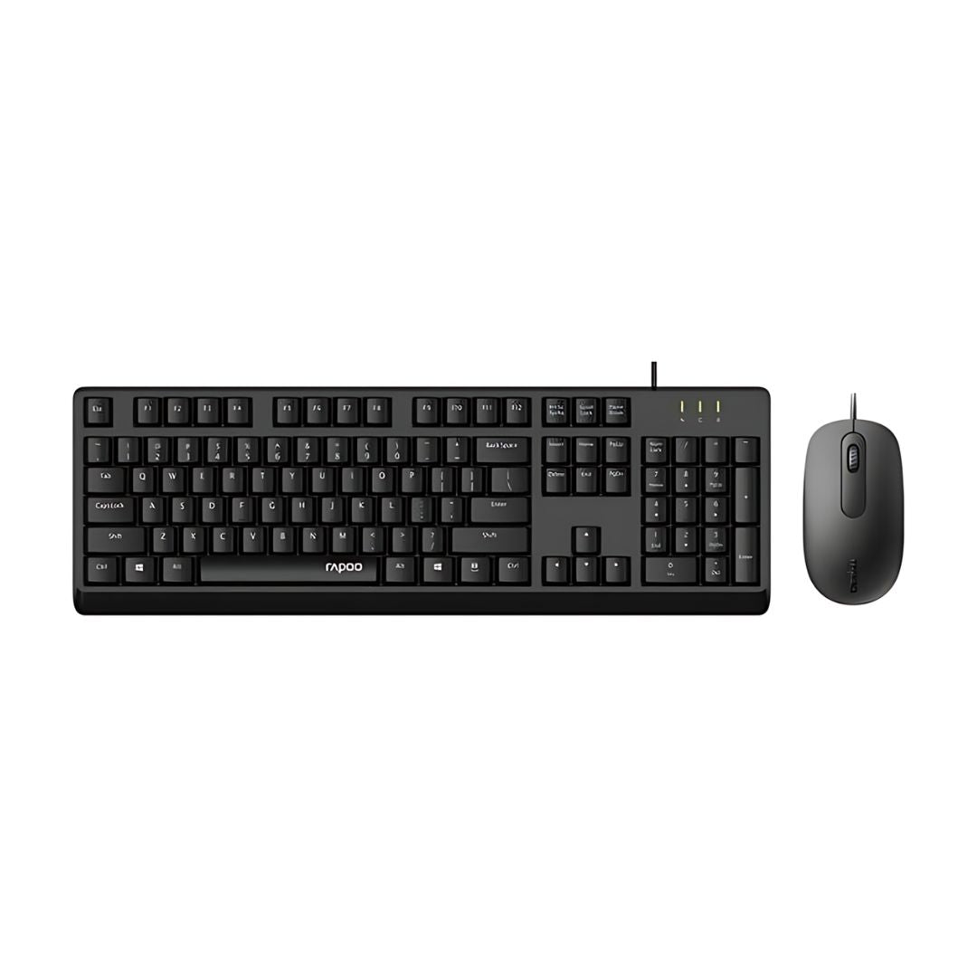 Rapoo X130 PRO Wired Optical Combo Kit Keyboard & Mouse
