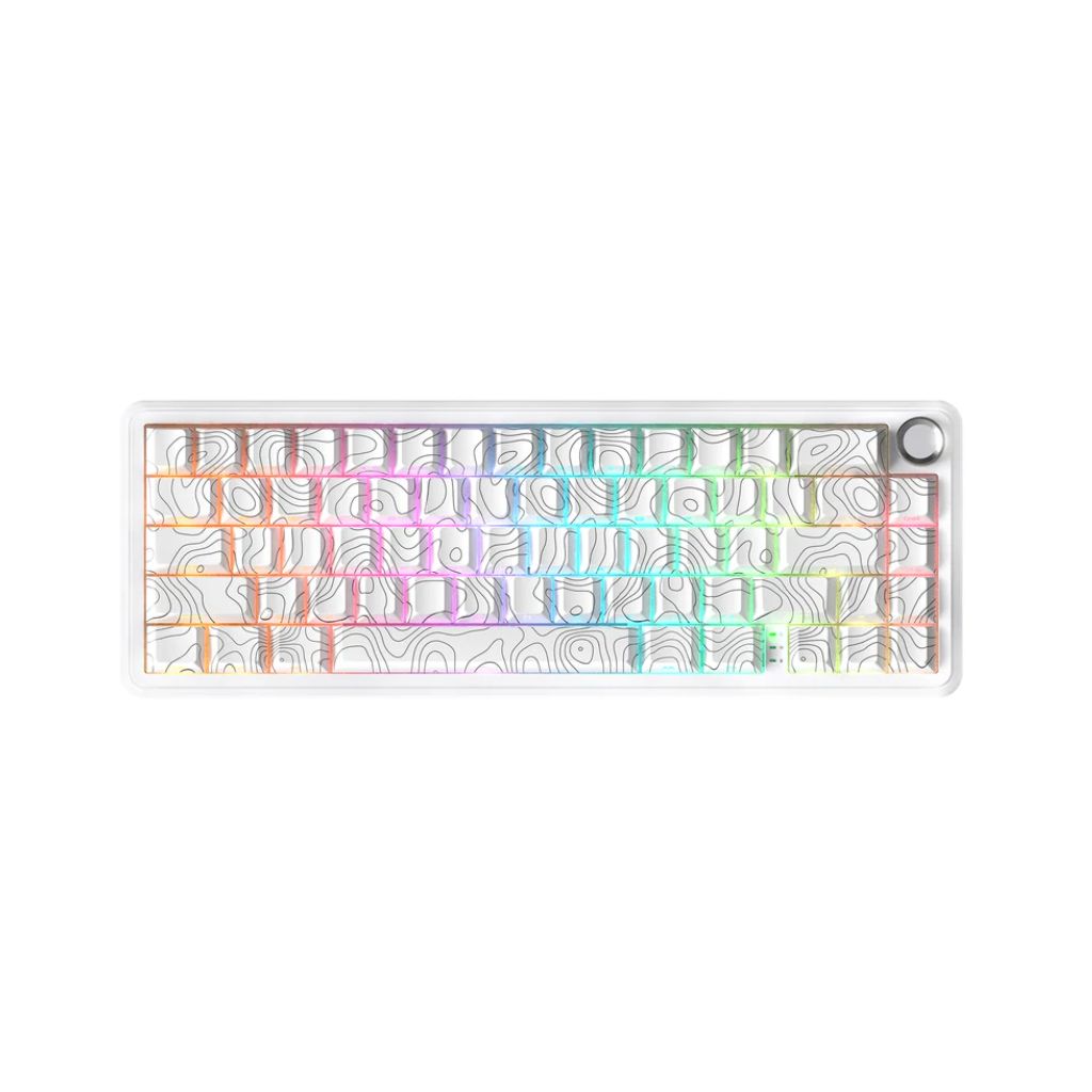 ATTACK SHARK X65 PRO Magnetic Keyboard - White Contours