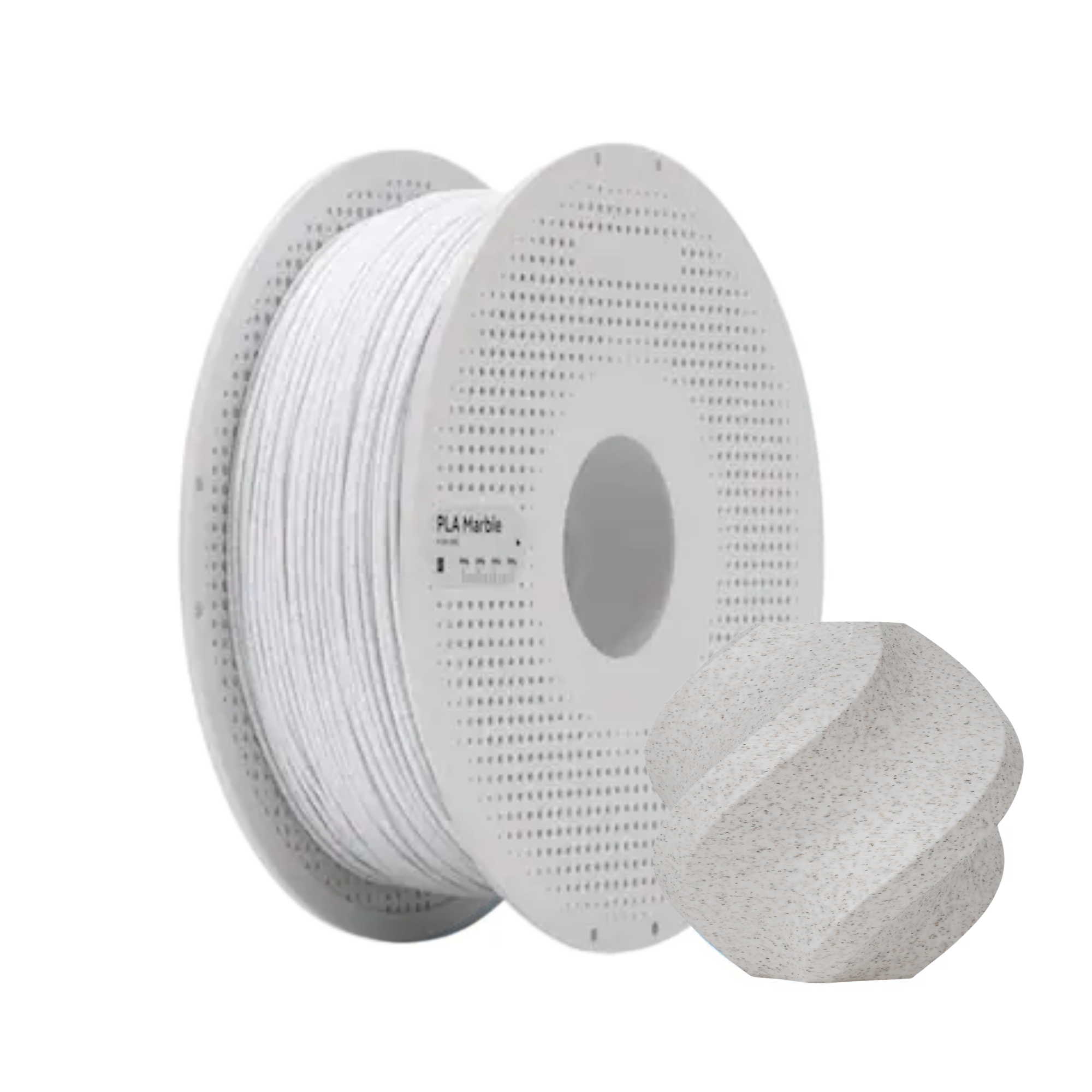 Bambu Lab PLA White Marble 3D Printing Filament 1KG