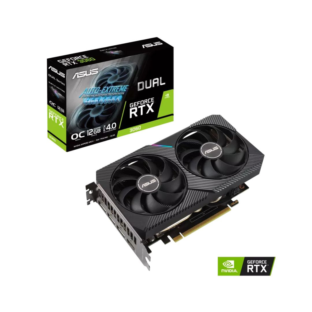 ASUS Dual GeForce RTX™ 3060 12GB GDDR6 OC Edition