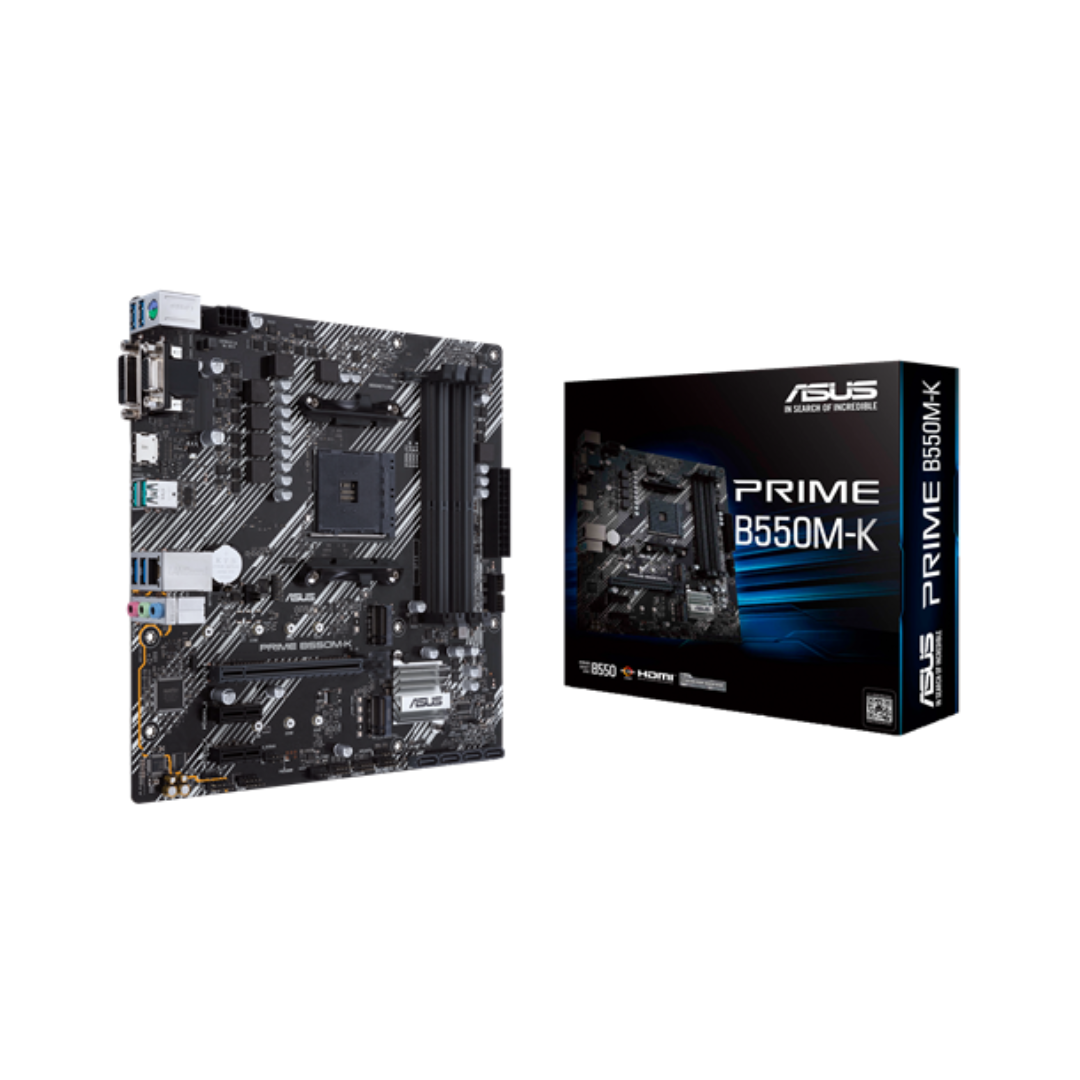 ASUS PRIME B550M-K - شركة القيم العالمية للحاسبات