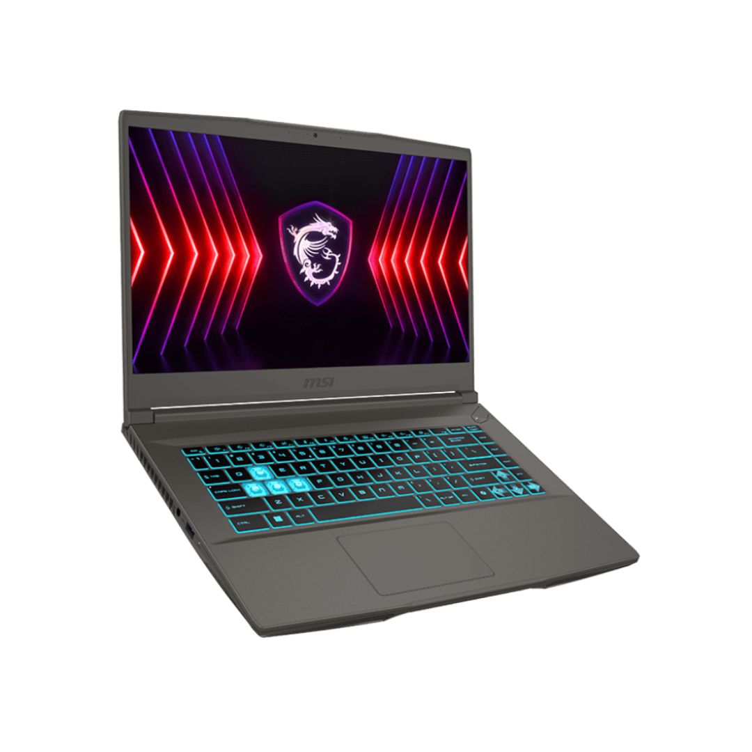 MSI Thin 15 B13UC-1000US, Intel Core i5-13420H, RAM 16GB, SSD 512GB, NVIDIA RTX 3050 4GB, 15.6 Inch FHD 144Hz, Cosmos Grey