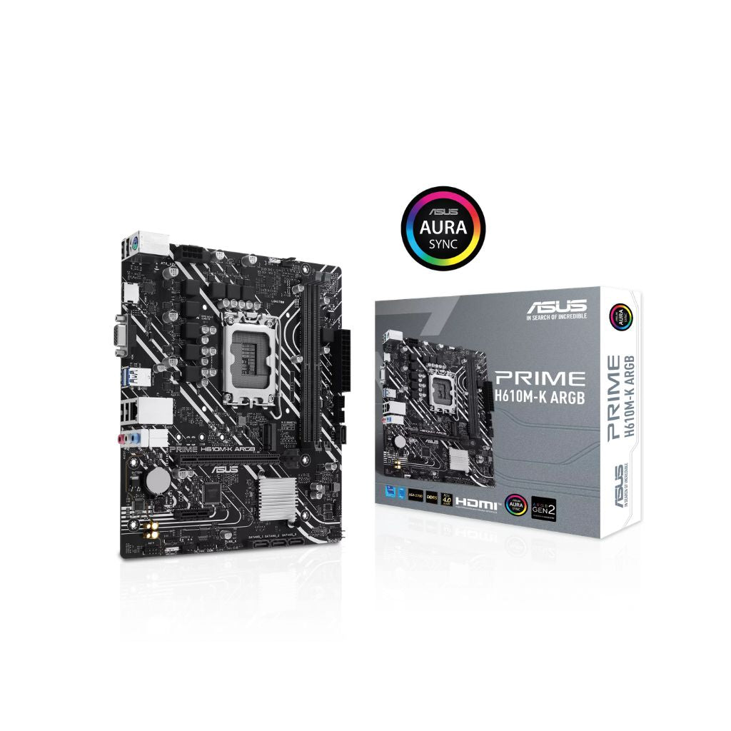 ASUS PRIME H610M-K D5 ARGB Motherboard