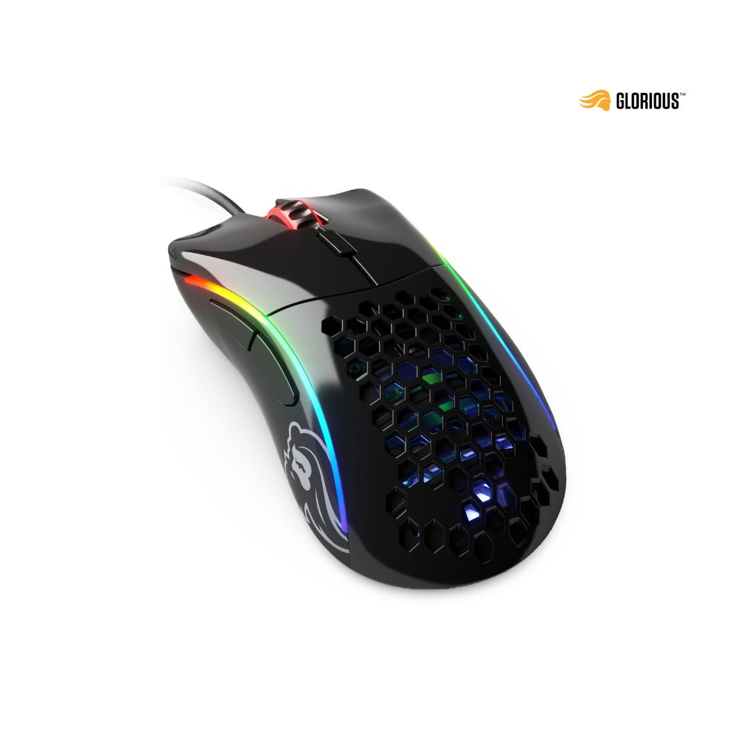 Glorious Gaming Model D Minus Wired Gaming Mouse - Glossy Black