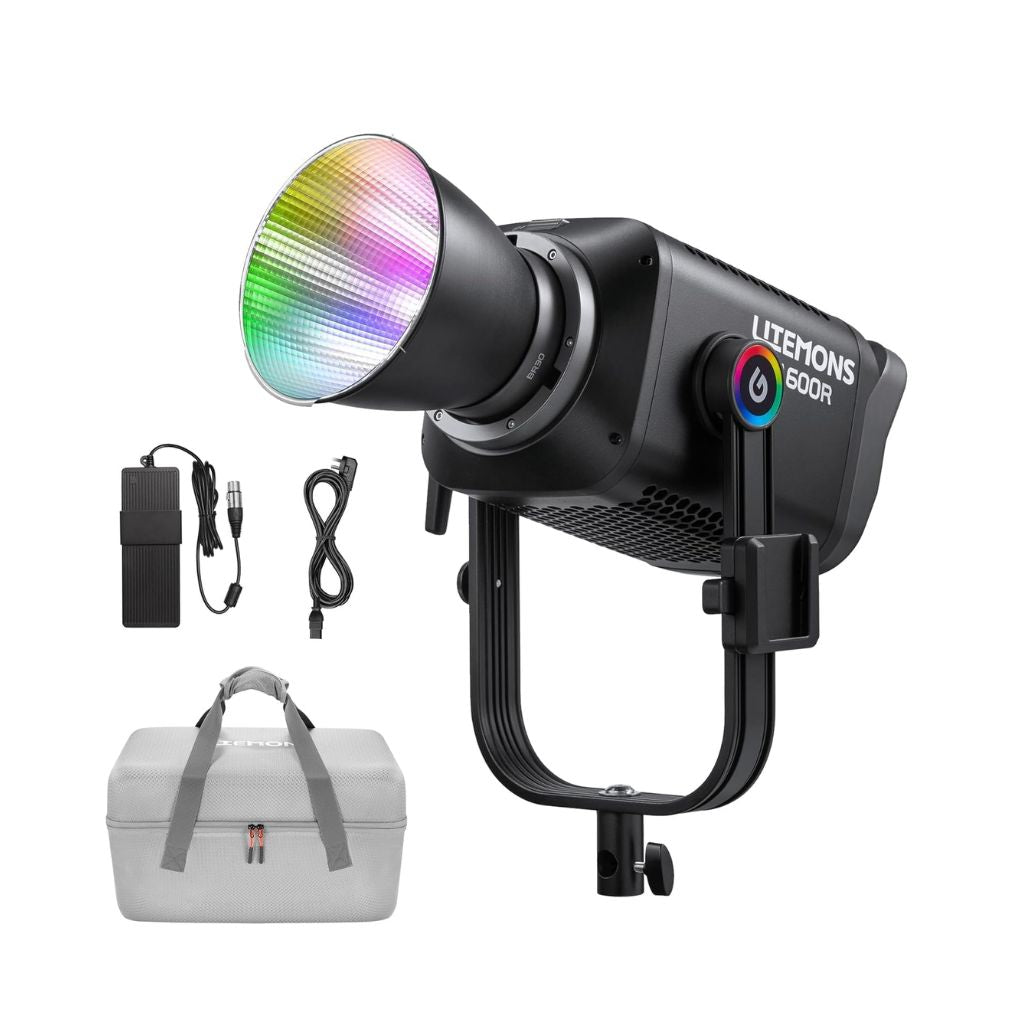 Godox LA600R Litemons RGB LED Video Light – Full-Color COB (K1 Kit) - 600W