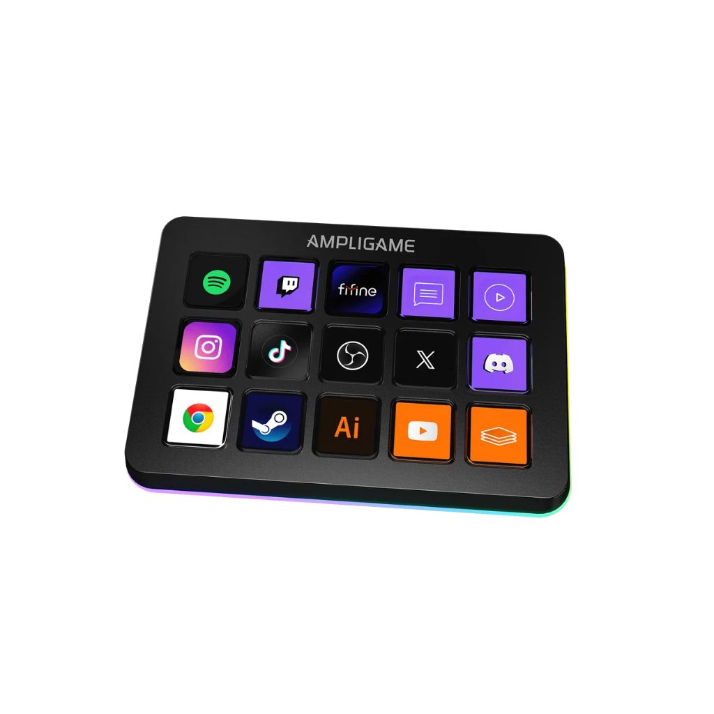 FIFINE AmpliGame D6 - RGB Stream Controller Deck