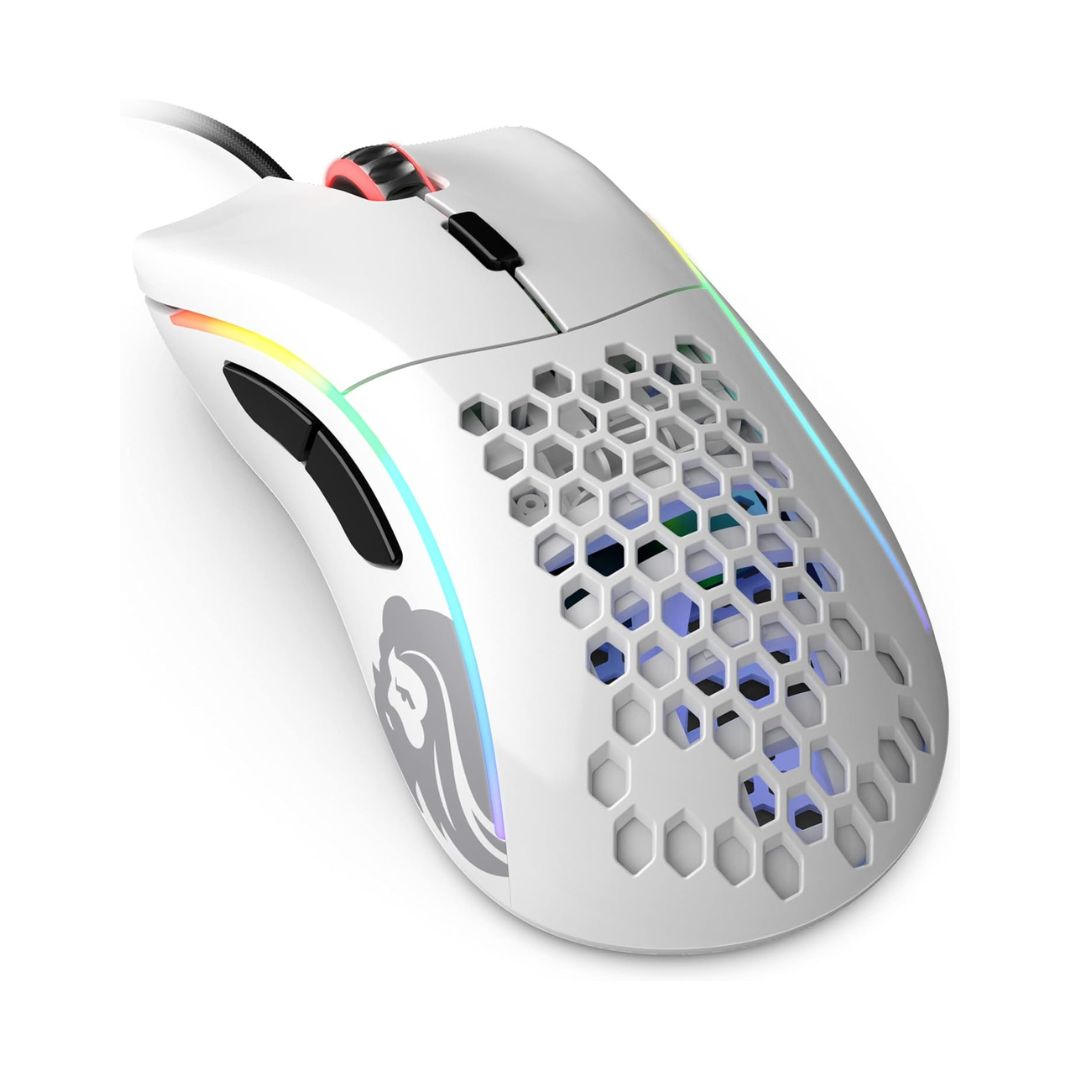 Glorious Gaming Model D Minus Wired Gaming Mouse - Glossy White