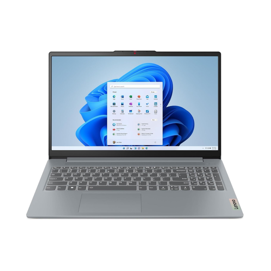 Lenovo Ideapad slim 3 15IANB (B6AD), Intel Core i3-N305, RAM 4GB, 256GB SSD, Intel UHD Graphics, 15.6 FHD, Arctic Grey