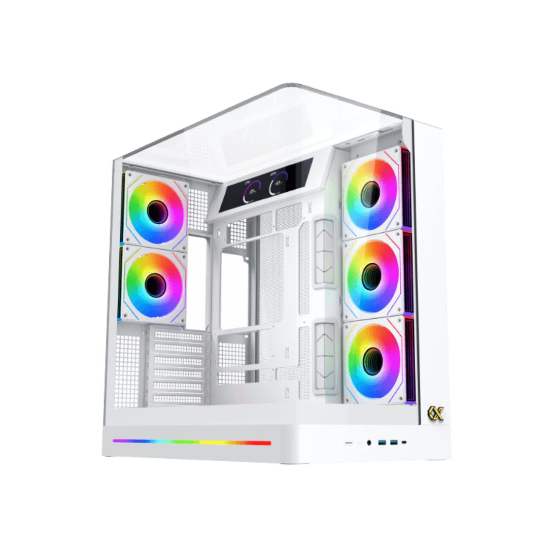 Xigmatek Pano II Arctic Mid Tower Case - White