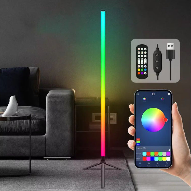 مصباح رابتور لايت الأرضي للزوايا بإضاءة RGB محيطية
