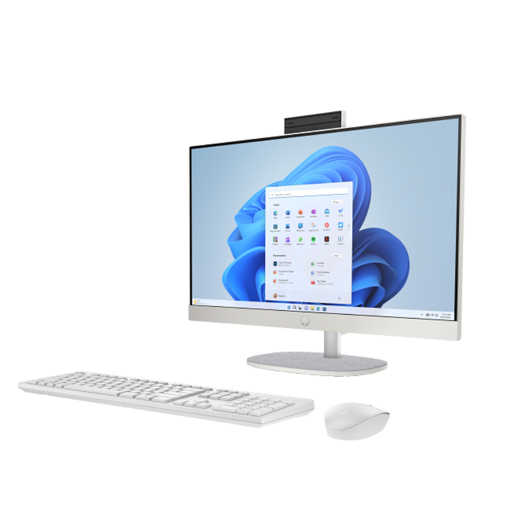 All in One HP 24-CR0031NE, Intel Core i7-1355U, RAM 16GB, SSD 512GB, Intel Iris Xe, 24 Inch FHD IPS, Shell White