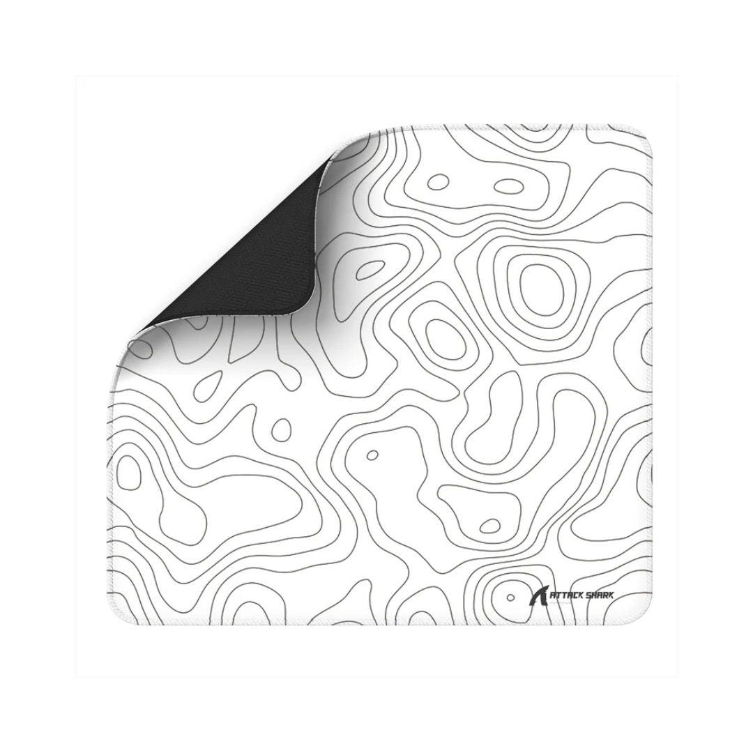 ATTACK SHARK CM02 eSport Gaming Mousepad - White Contours