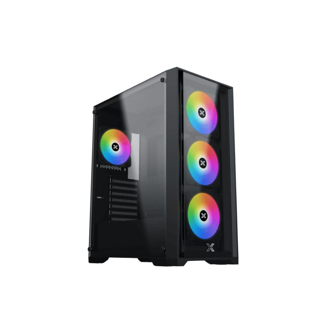 Xigmatek Quantum 4 Fan RGB Mid Tower - Black