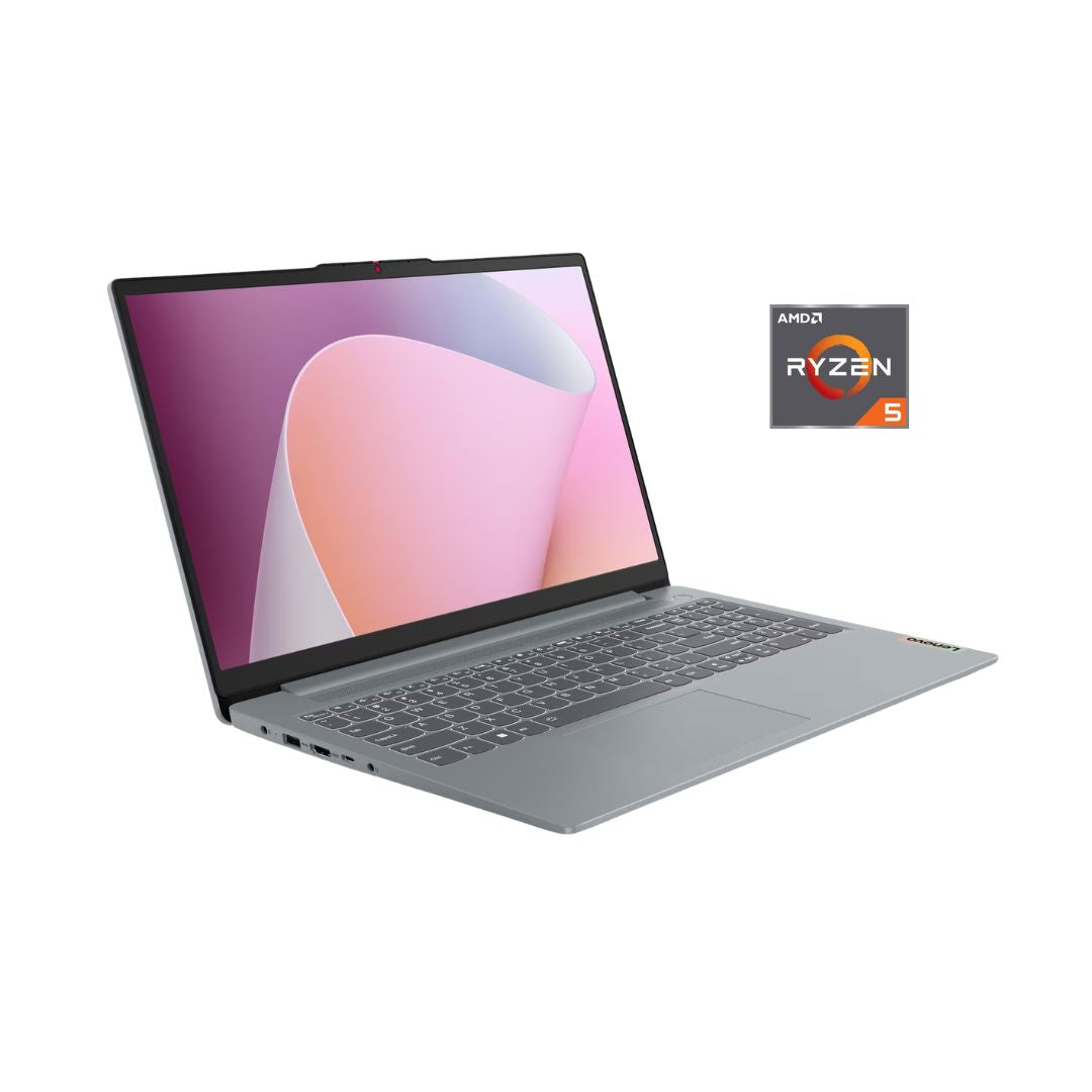 Lenovo IdeaPad Slim 3 15AMN8 - (C8PS) AMD Ryzen 5 40، ذاكرة وصول عشوائي 16 جيجابايت، قرص صلب 512 جيجابايت SSD، بطاقة رسومات Radeon™، شاشة 15.6 بوصة عالية الدقة بالكامل IPS، رمادي قطبي
