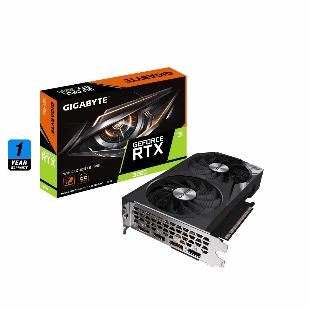 Gigabyte GeForce RTX™ 3060 WINDFORCE OC 12GB