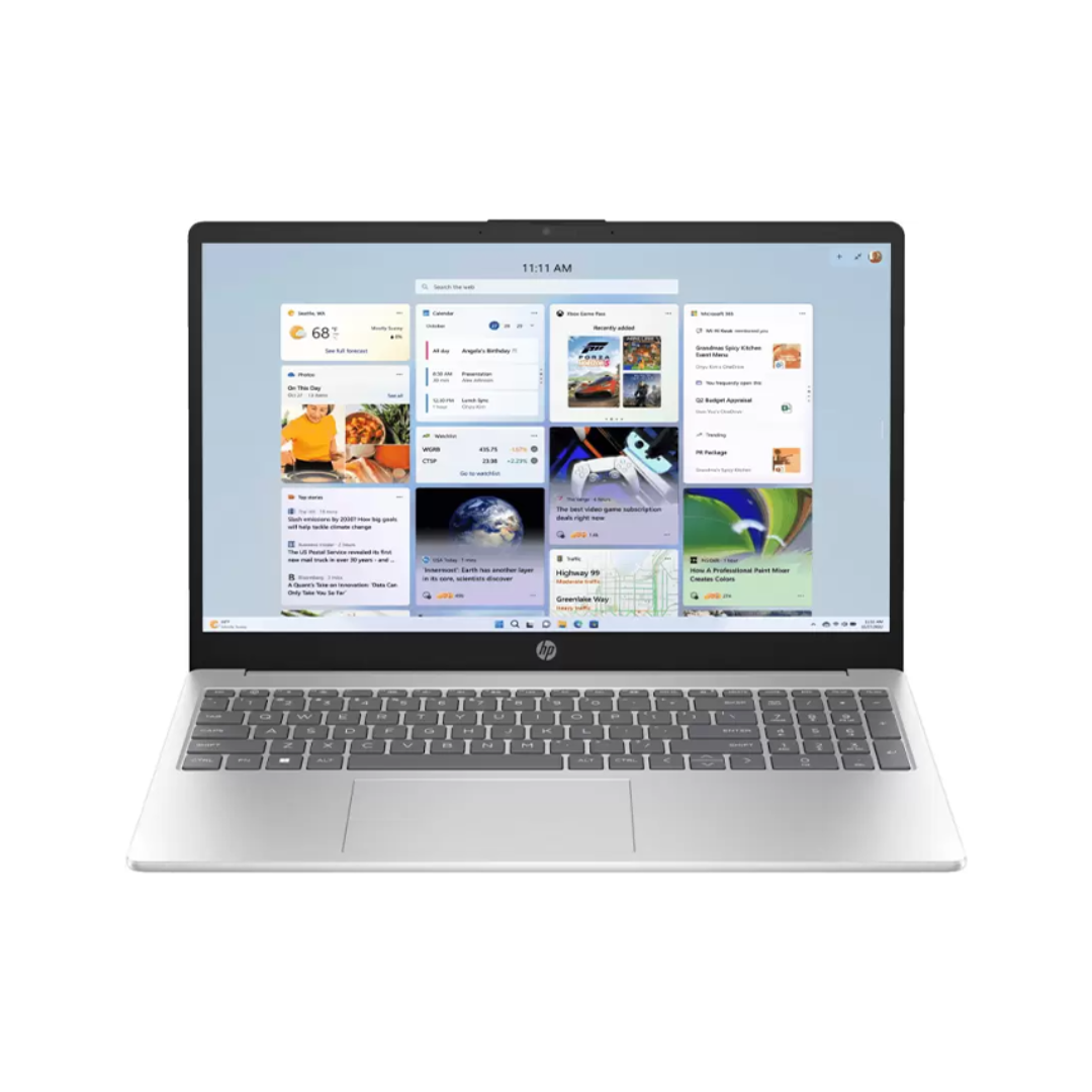 HP 15-FD0242NE, Intel Core 5-120U, RAM 8GB, SSD 512GB, Intel Graphics, 15.6 inch FHD, Silver