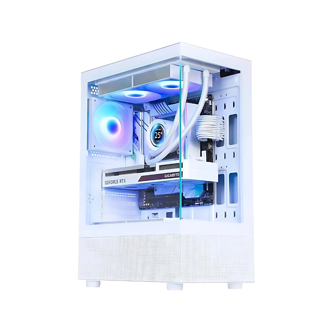 صندوق SAMA Neview 3321 Mid Tower ATX - أبيض
