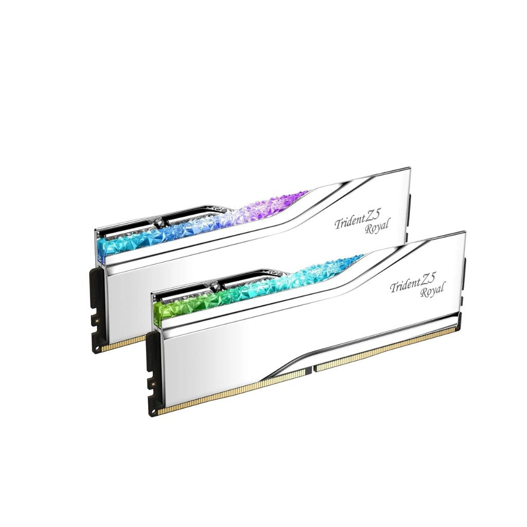 DDR5 PC G SKILL Trident Z5 Royal 64GB (2x32GB) 6400MHz CL32 - Silver