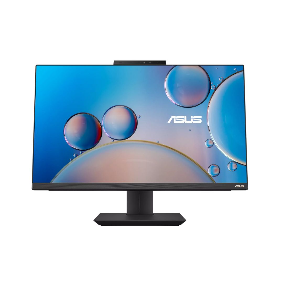 الكل في واحد ASUS E5702WV، معالج Intel Core i7-1360P، ذاكرة وصول عشوائي 8 جيجابايت، قرص صلب SSD 512 جيجابايت، رسومات Iris® Xᵉ، شاشة 27 بوصة FHD، أسود