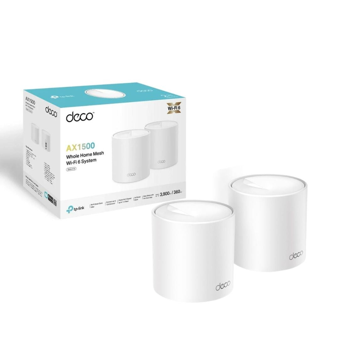 TP-Link Deco X10 AX1500 Wi‑Fi 6 Mesh System – 2 Pack