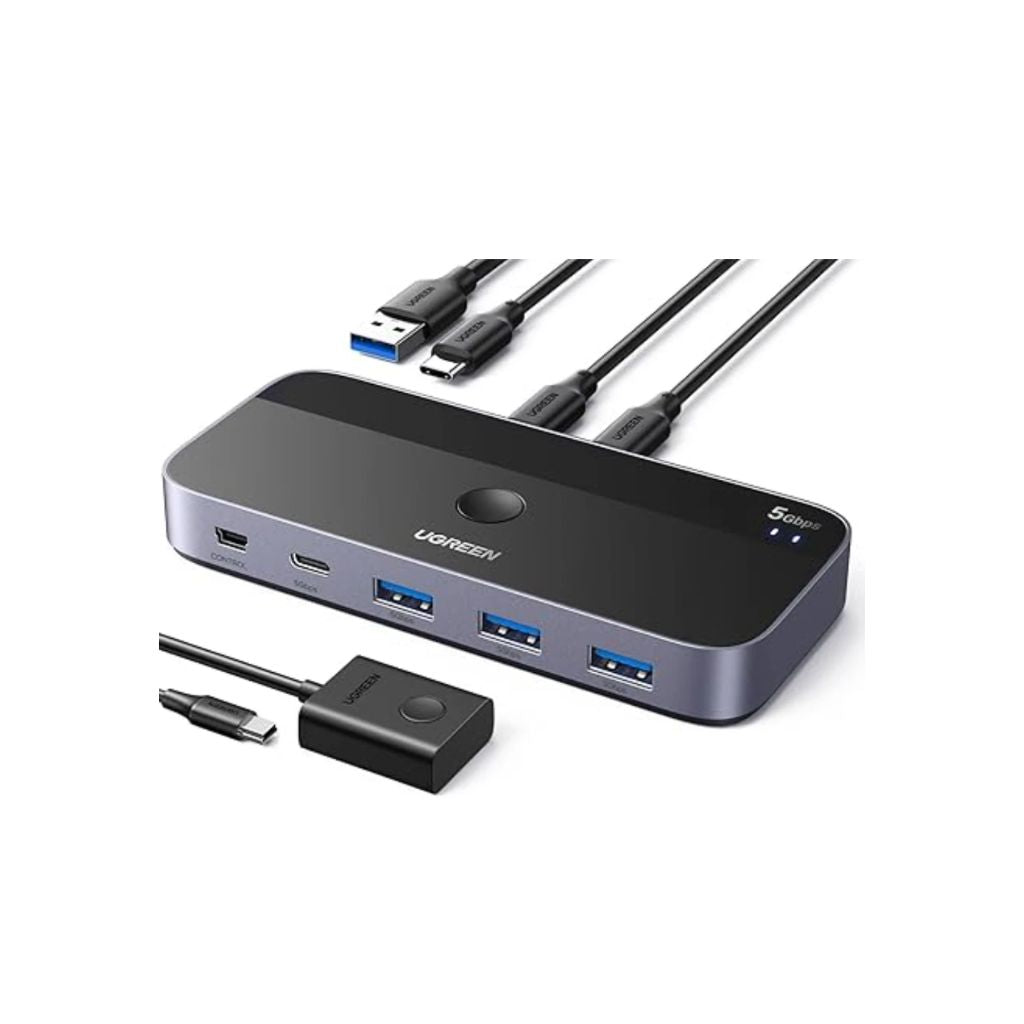 UGREEN UG-25098 USB-C Computer Sharing Switch 2-in-4 Out Hub