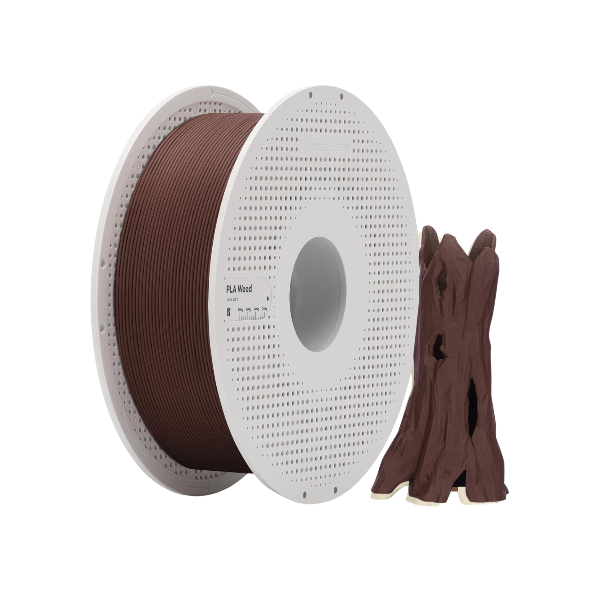 Bambu Lab PLA Wood 3D Printing Filament 1KG - Wood Rosewood