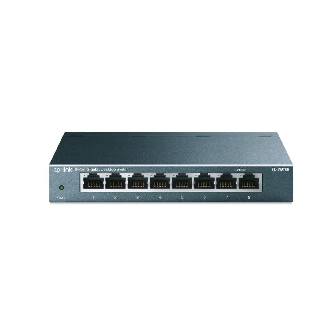 TP-Link TL-SG108 V9، مفتاح سطح المكتب، 8 منافذ