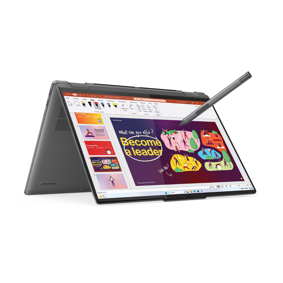 Lenovo Yoga 7 2-in-1 16IML9 - (02US), Intel® Core Ultra 7-155U, RAM 16GB, SSD 1TB, Intel® Graphics, 16 Inch " WUXGA IPS 60Hz X360 Touch, Storm Grey