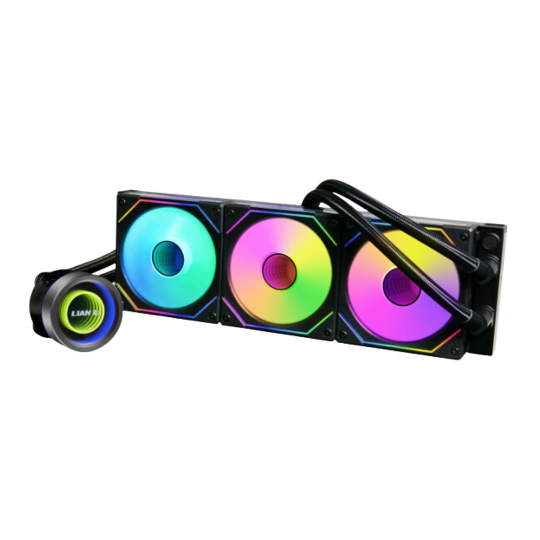 مبرد سائل LIAN LI GA II TRINITY SL-INF 360 RGB AIO - أسود