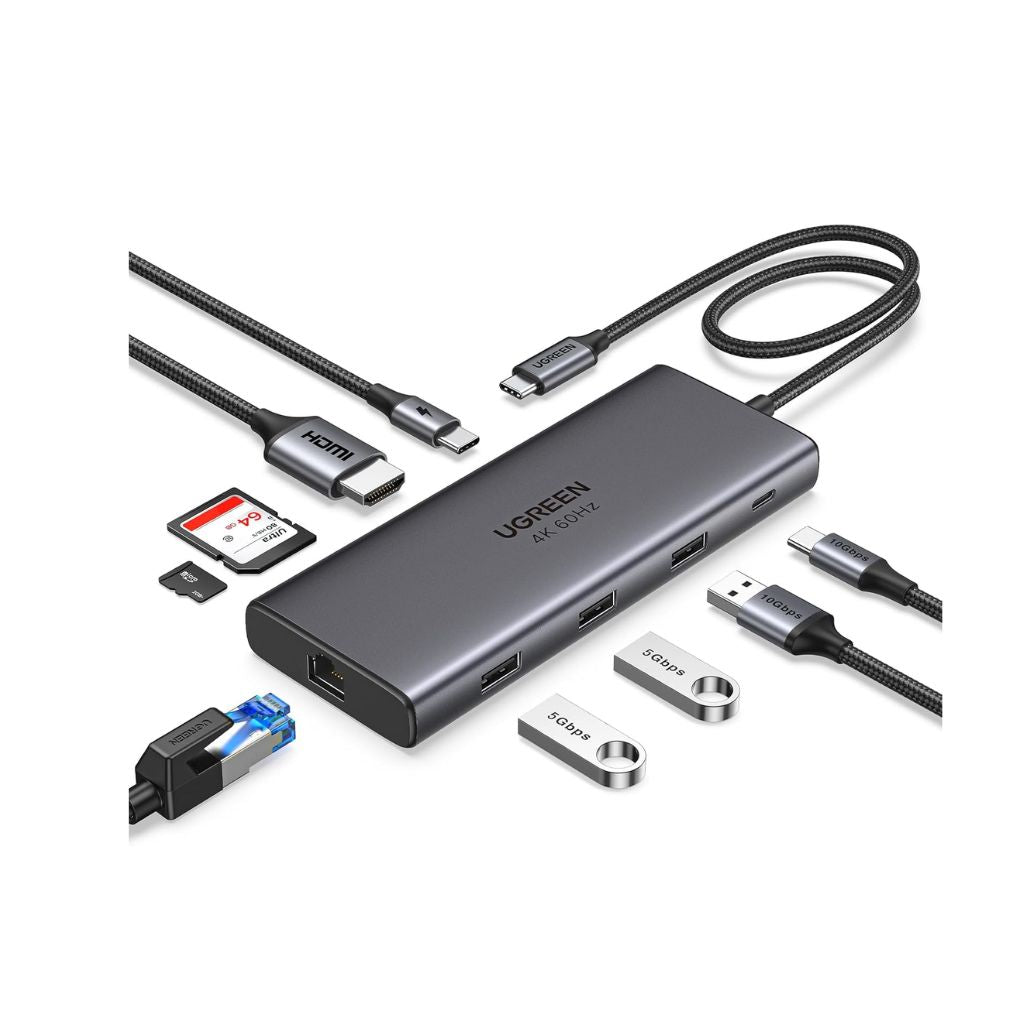UGREEN USB-C 9-in-1 Docking Station with HDMI and MicroSD