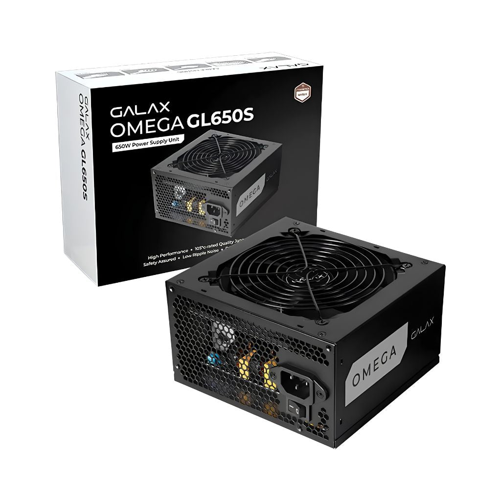 مزوّد الطاقة (PSU) Galax GL650S 650W 80+ برونزي غير معياري - أسود