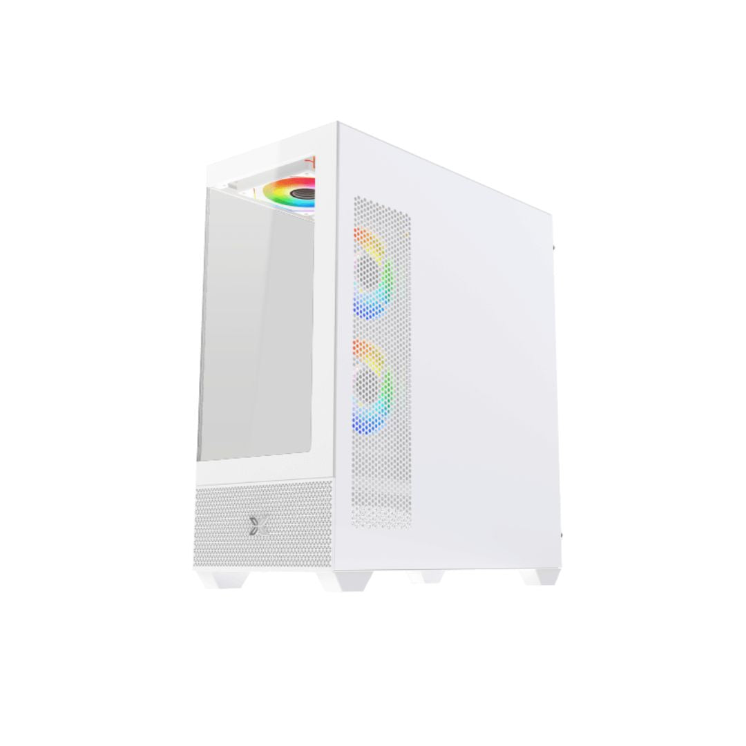Xigmatek Alphard Arctic Mid Tower Case - White