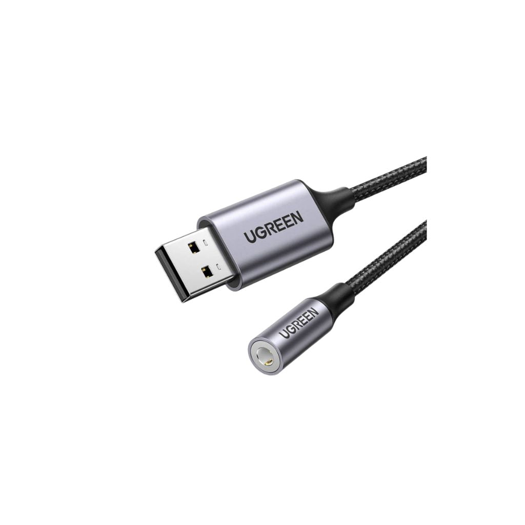 UGREEN UG-30757 USB-A to 3.5mm Audio Adapter Hub