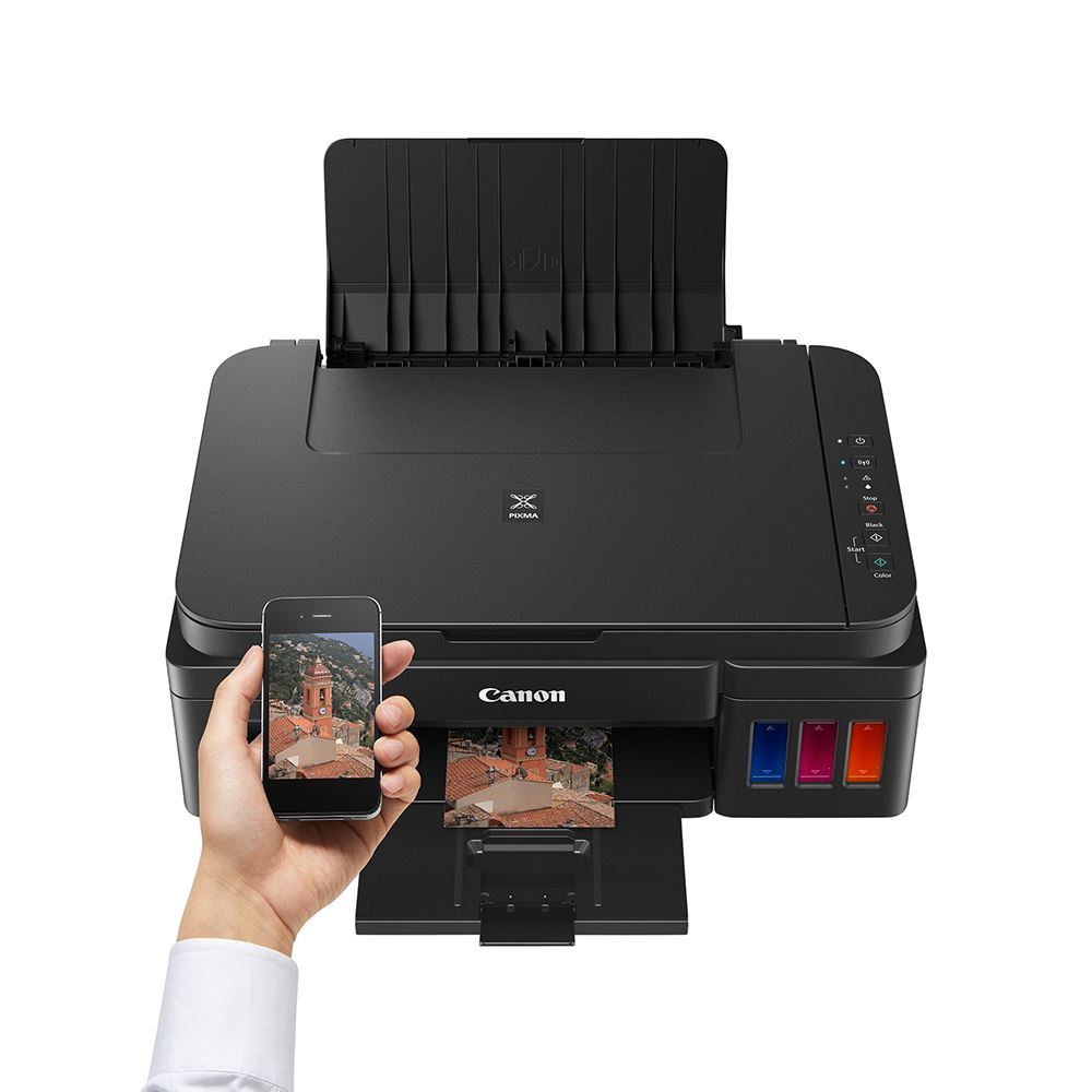 Canon PIXMA G3416 Wi-Fi, Inkjet Color All-in-One Printer, printing from smart devices