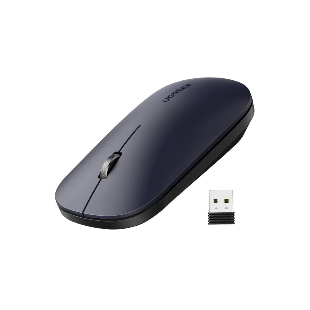 UGREEN MU001 USB Optical Wireless Mouse - Black