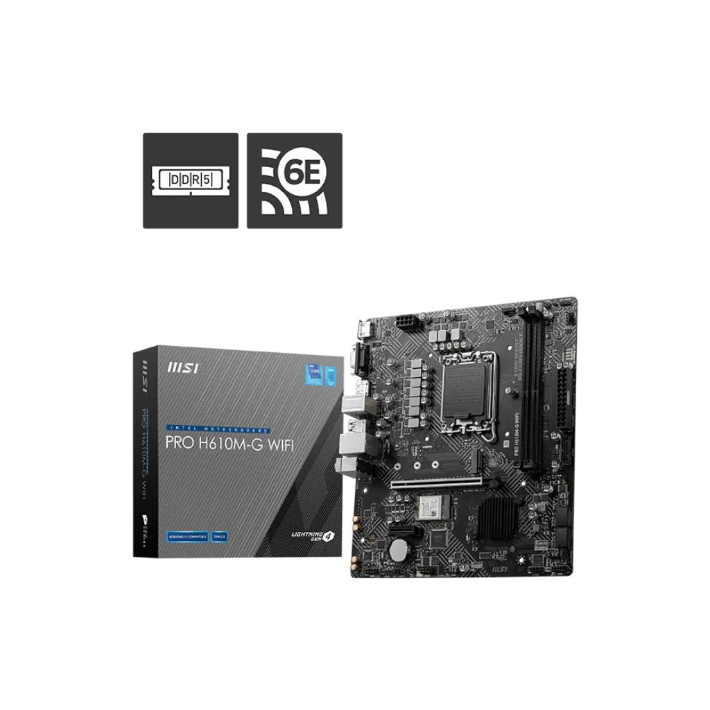 MB MSI PRO H610M-G WIFI D5 Motherboard