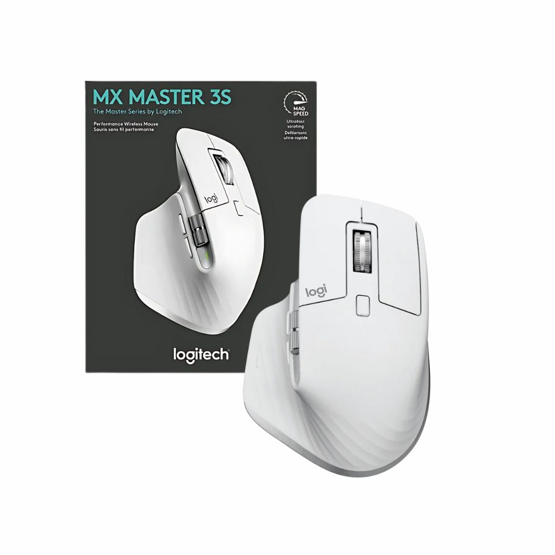 Logitech MX Master 3s Wireless Mouse - Pale Gray