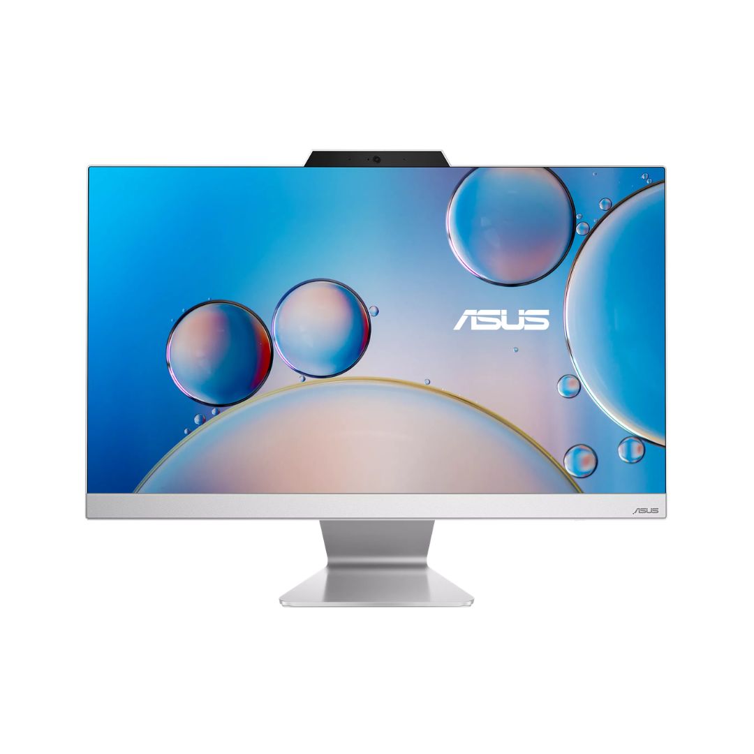 جهاز الكل في واحد ASUS A3402WVAT-178512W0D، معالج Intel Core i7-1355U، ذاكرة وصول عشوائي (RAM) 8 جيجابايت، قرص صلب (SSD) 512 جيجابايت، بطاقة رسومات Iris® Xᵉ Graphics، شاشة لمس 24 بوصة عالية الدقة (FHD)، أبيض