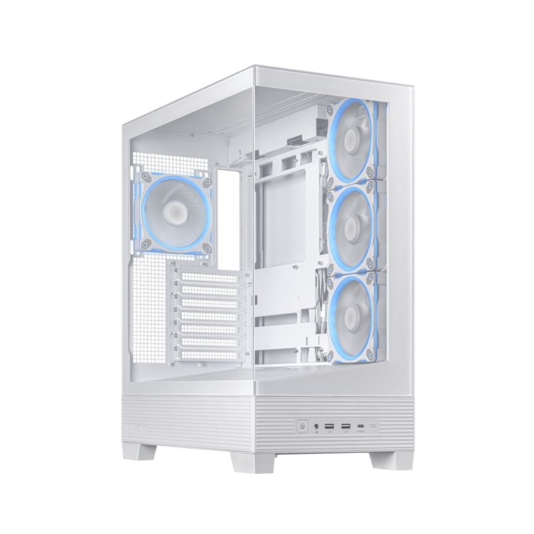 ASUS A31 PLUS Case , 4 Fan ARGB - White