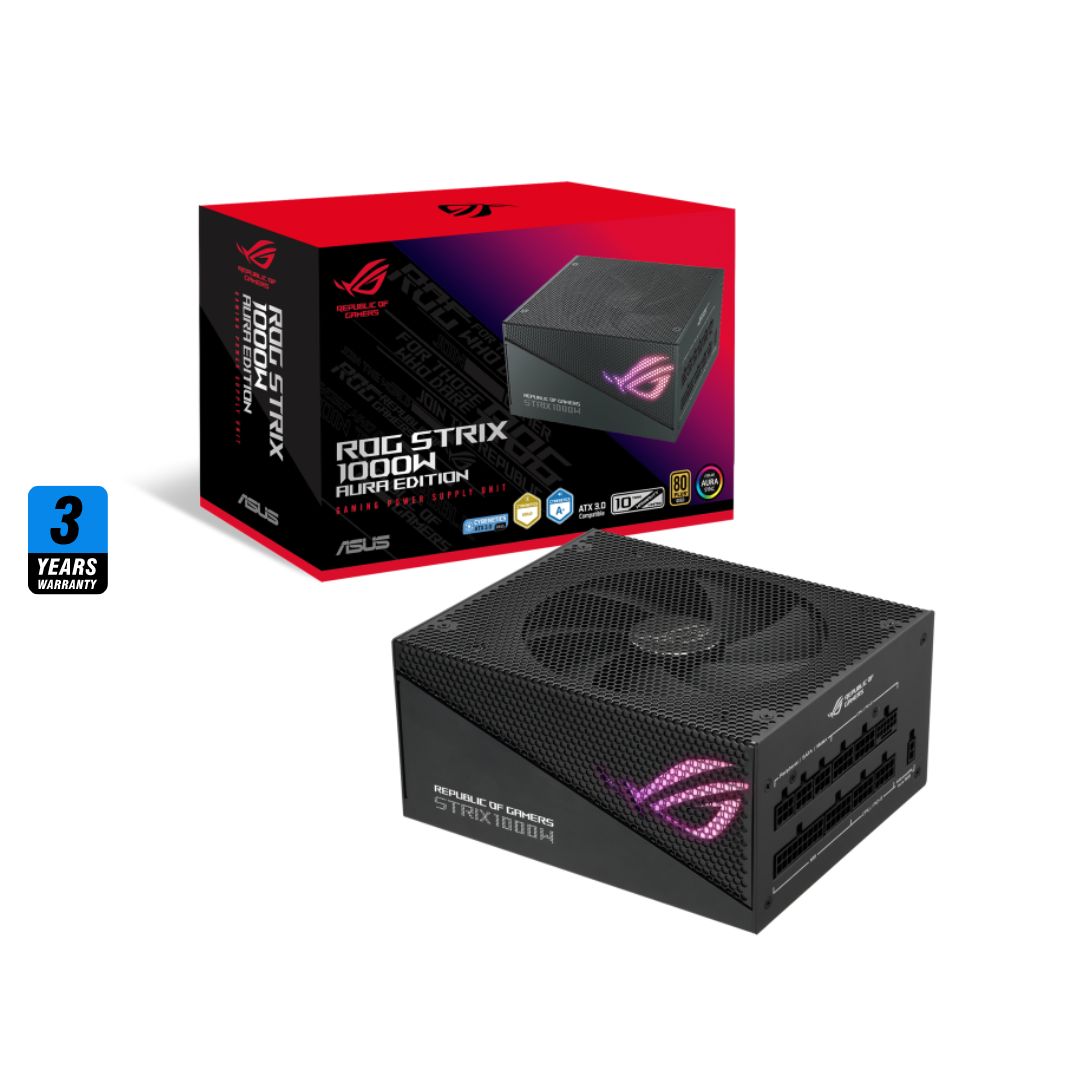 ASUS ROG STRIX 1000W Aura Edition 80+ Gold, Full Modular, PCIe 5.0
