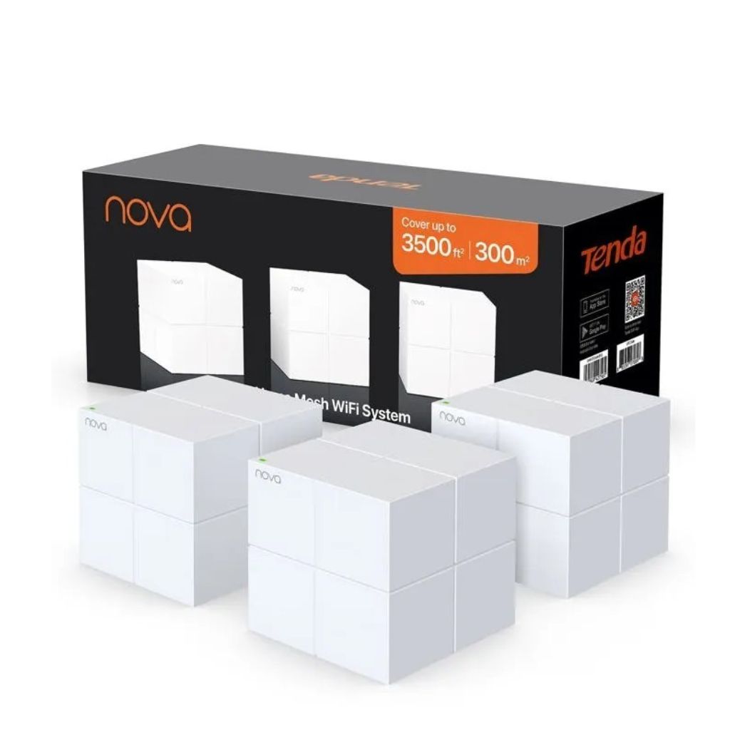 نظام Mesh Wi-Fi للمنزل بالكامل Tenda Nova MW6 عبوة من 3 قطع